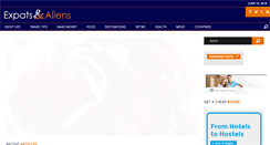 Desktop Screenshot of expatsandaliens.com