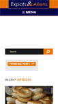 Mobile Screenshot of expatsandaliens.com