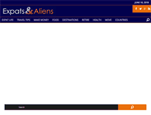 Tablet Screenshot of expatsandaliens.com